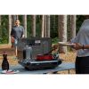 Tabletop Propane Gas Camping 2-in-1 Grill/Stove 2-Burner, Gray, 2000038016